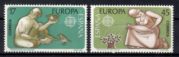 Spania 1986 - EUROPA - Conservarea Naturii, MNH