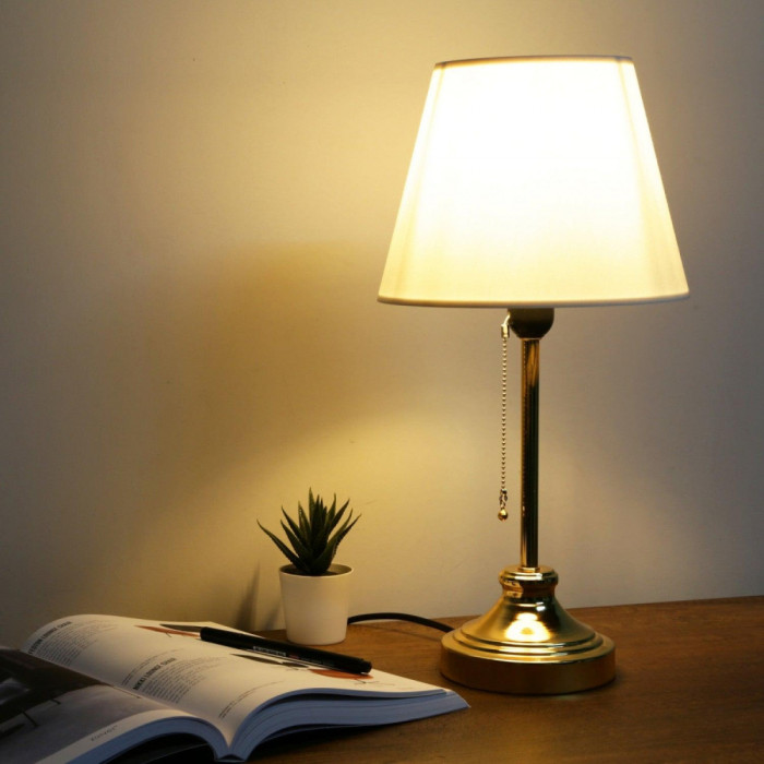 Veioză AYD 2 Table Lamp, Crem