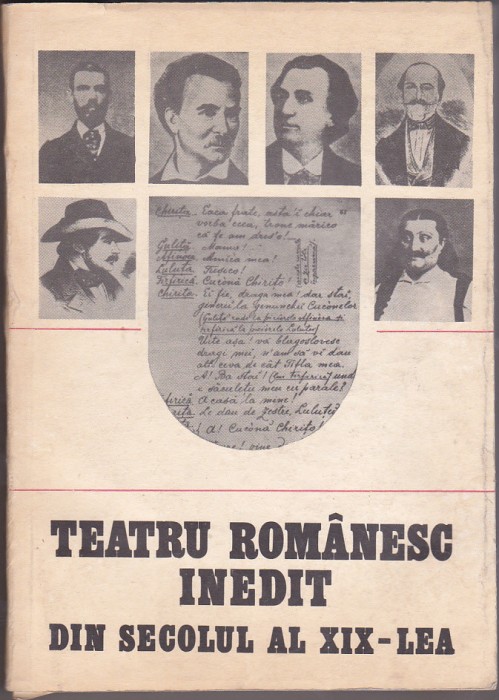 bnk ant Teatrul romanesc inedit din sec XIX - dedicatie Paul Cornea