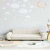 Canapea Copii vidaXL Crem Catifea 100cm, Mini Sofa Confortabila, Cadru Lemn, 3-6 Ani, Sigura si Eleganta