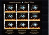Lacrimile &icirc;ngerilor, minicoală de 9 timbre și 3 tabsuri, 2015, LP 2085a, MNH