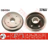 Tambur frana SUZUKI WAGON R+ (MM) (2000 - 2016) TRW DB4304