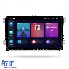 Navigatie Android Dedicata Skoda, 9Inch, 4Gb Ram, 64Gb stocare, Bluetooth, WiFi, Apple Carplay Android Auto Performance AutoTuning