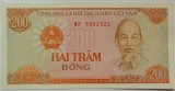 Cumpara ieftin BANCNOTA COMUNISTA 200 DONG - VIETNAM, anul 1987 *cod 633 B = UNC