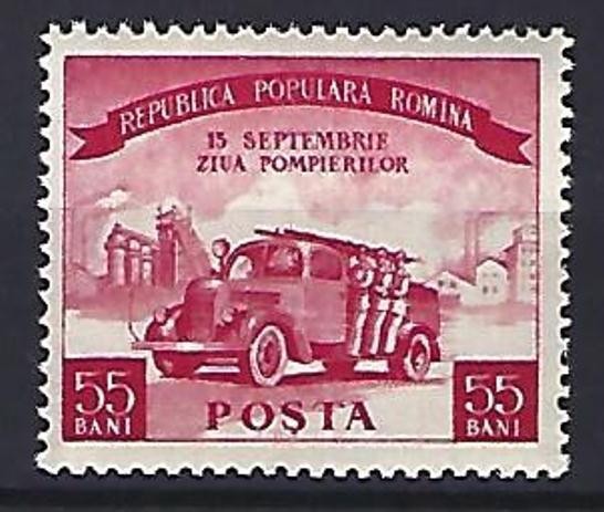 Romania 1955 - LP 394 - Ziua Pompierilor - MNH