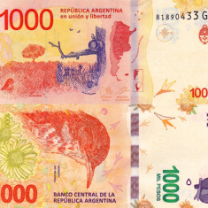 ARGENTINA 1.000 pesos ND 2017 UNC!!!