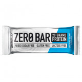 Baton proteic cu ciocolata si cocos Zero Bar, 50g, BioTechUSA, Biotech USA