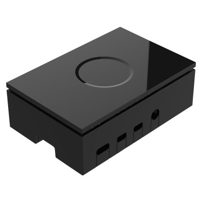 Carcasă neagră Raspberry Pi 4 Model B &amp;ndash; Protecție compactă foto