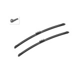 Set stergatoare parbriz BOSCH 3397118925 Aerotwin SKODA SUPERB (3U4), 02.2002-11.2004, VW PASSAT (B5), 11.2000-01.2005, 530+530 mm; Spoiler