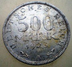 1.127 GERMANIA WEIMAR 500 MARK 1923 A XF