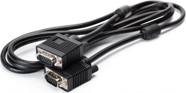 CABLU video SPACER, VGA (T) la VGA (T), 1.8m, cupru, ecranat, negru, &quot;SPC-VGA-6&quot; (timbru verde 0.18 lei)