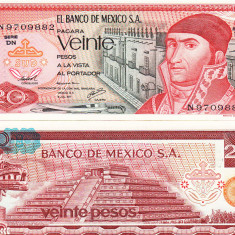 Mexic 20 Pesos 1977 P-64d UNC