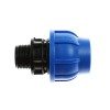 Racord compresiune PEHD, filet exterior, D 20 mm x 3/4&quot;