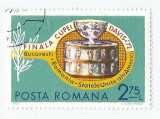 Romania, LP 809/1972, Finala Cupei Davis, eroare 1, obl., Stampilat