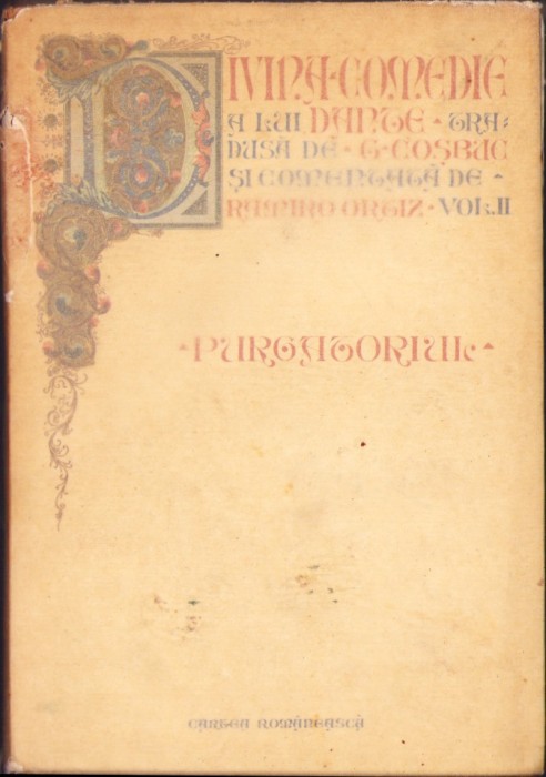 HST C5755N Dante, Divina Comedie, Purgatoriul, 1927