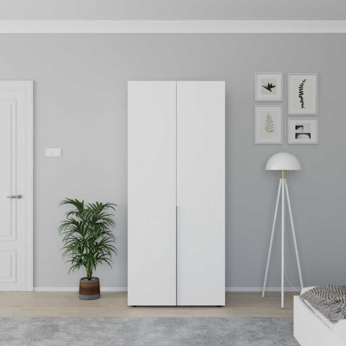 Dulap Haine Adore Oryana cu 2 usi si 5 rafturi, 90 x 210 x 62 cm