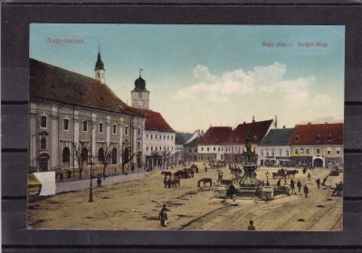 SIBIU PIATA MARE CIRCULATA 1918 foto