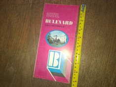 SIBIU, HOTEL BULEVARD PLIANT RECLAMA COMUNSTA, CCA 1975