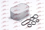 Radiator racire ulei motor, termoflot Renault Master 98-03, motor: 2.5 D, SRLine, miez si rezervor din aluminiu brazat, 6790973780; 8200709764