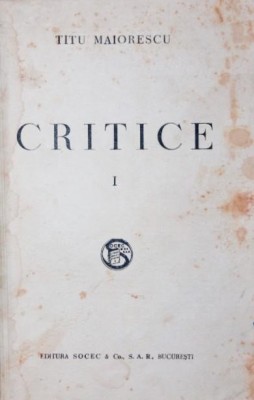 CRITICE 3 VOLUME foto