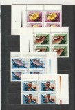 ROMANIA 1984 LP 1096 PROTEJAREA MEDIULUI INCONJURATOR SERIE IN BLOCURI DE 4 TIMBRE MNH NESTAMPILATE