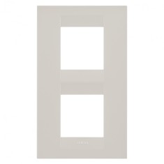 Rama Ornament 2P verticala GEO Gewiss Chorus Ivory GW16424TI