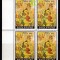 RO 1991 , LP 1273 ,&quot;Craciun&quot;,EROARE bloc 4,R3/C1- pata galbena la inger ,MNH