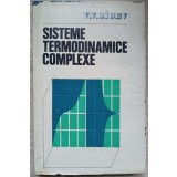 SISTEME TERMODINAMICE COMPLEXE-V.V. SICEV-206336