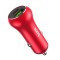 Incarcator auto Hoco Z38, Dual, USB 18W+ USB-C 20W Quick Charge 3.0, Rosu, Blister