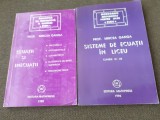 ECUATII SI INECUATII/SISTEME DE ECUATII IN LICEU Mircea Ganga 2 VOLUME