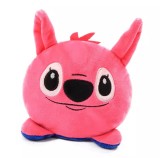 Jucarie plush cu doua fete, reversibila Lilo &amp; Stitch , Albastru si roz, Oem