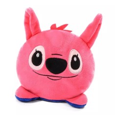 Jucarie plush cu doua fete, reversibila Lilo &amp; Stitch , Albastru si roz
