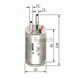 Filtru combustibil VOLVO V40 Hatchback (2012 - 2016) BOSCH F 026 403 014