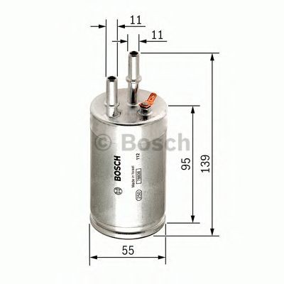 Filtru combustibil VOLVO S60 II (2010 - 2016) BOSCH F 026 403 014 foto