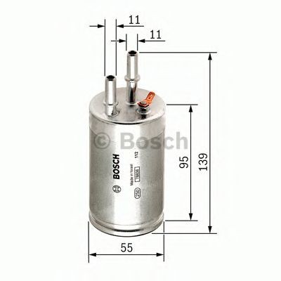 Filtru combustibil VOLVO V70 III (BW) (2007 - 2016) BOSCH F 026 403 014