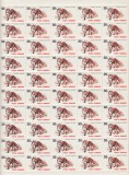 1993 LP 1318 ANIMALE VALOAREA 30 L HARTIE ALBA FILIGRAN COALA 50 TIMBRE MNH