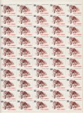 1993 LP 1318 ANIMALE VALOAREA 30 L HARTIE ALBA FILIGRAN COALA 50 TIMBRE MNH, Nestampilat