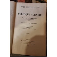 Eugen Philipovich - La Politique Agraire