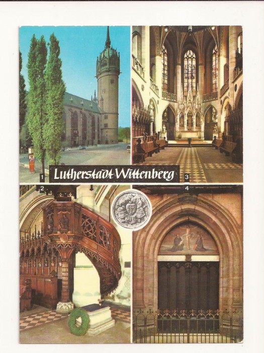 SG5 - Carte Postala - Germania, DDR Lutherstadt Wittenberg, Necirculata 1986