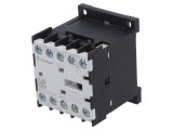 Contactor 4-polar NO x3 NO 24VAC 9A FINDER pentru şină DIN 6K