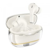 Handsfree Bluetooth HOCO EW54, TWS, Alb (Milky White)