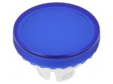Lentilă Buton 22mm Albastră Transparentă Plastic