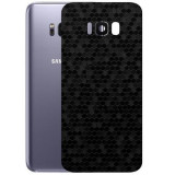 Cumpara ieftin Set Folii Skin Acoperire 360 Compatibile cu Samsung Galaxy S8 Plus (2 Buc) - ApcGsm Wraps HoneyComb Black, Negru, Oem