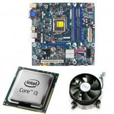 Kit Placa de baza Intel DH55PJ, DDR3, Intel Core i3-550 3.2GHz, 2 nuclee,... foto