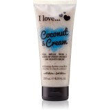 I Love Coconut &amp; Cream gel de dus exfoliant 200 ml