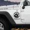 Sticker autoadeziv pentru vehicule Off Road, model &quot;You Can Go Fast&quot;, dimensiune 30 x 30 cm, culoare Neagra
