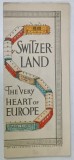 SWITZERLAND AND HER INTERNATIONAL RAILWAY CONNECTIONS , HARTA COLOR , 1931
