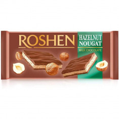 Ciocolata Alune Roshen Hazelnut, 90 g, Ciocolate, Ciocolate Roshen cu Alune, Roshen Ciocolata cu Alune, Roshen Ciocolata cu Alune Hazelnut, Dulciuri,