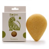 Burete japonez Konjac pentru curatarea fetei - Turmeric - Antirid