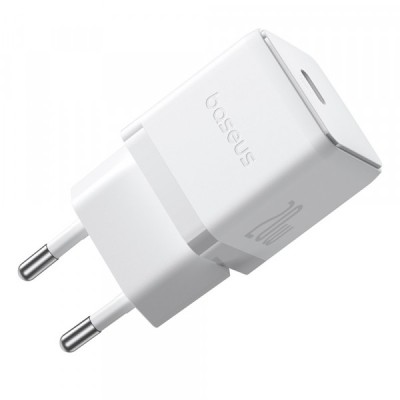 Incarcator Retea Baseus Palm, 20W, 3A, 1 x USB-C, Alb P10111602213-00 foto